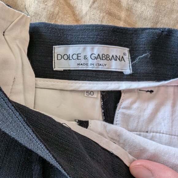 Vintage Dolce & Gabbana High-Waisted Trousers - Picture 4 of 5